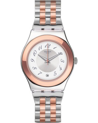 Swatch Midimix Two Tone Stainless Steel Bracelet YLS454G
