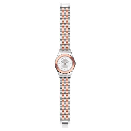 Swatch Midimix Two Tone Stainless Steel Bracelet YLS454G
