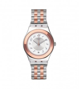 Swatch Midimix Two Tone Stainless Steel Bracelet YLS454G