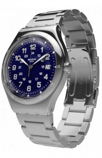 SWATCH Blue Boat Stainless Steel Bracelet YWS420G 