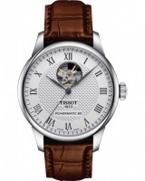 TISSOT T-Classic Le Locle Open Heart Automatic Brown Leather Strap T0064071603301