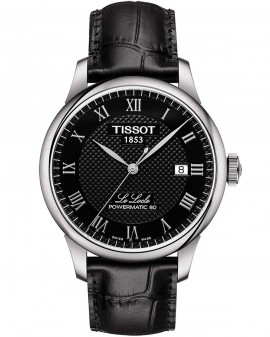 TISSOT T-Classic Le Locle Automatic Black Leather Strap T0064071605300