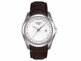 TISSOT Couturier Brown Leather Strap T0354101603100