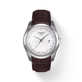 TISSOT Couturier Brown Leather Strap T0354101603100