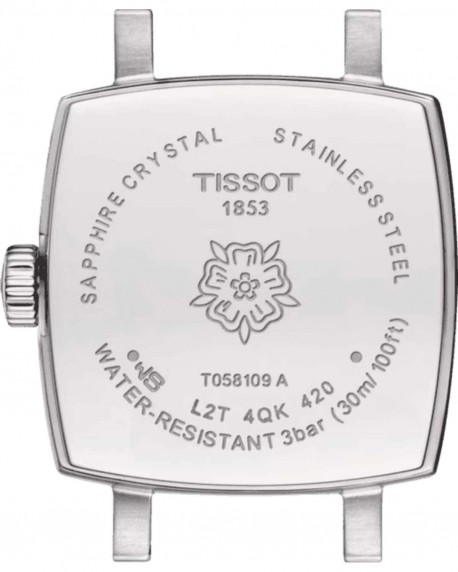 TISSOT T-Trend Lovely Square Stainless Steel Bracelet T0581091104101 