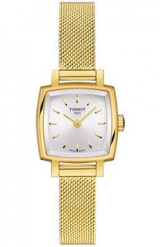 TISSOT T-Trend Lovely Square Gold Stainless Steel Bracelet T0581093303100