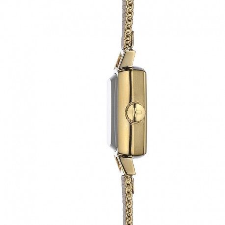 TISSOT T-Trend Lovely Square Gold Stainless Steel Bracelet T0581093303100 