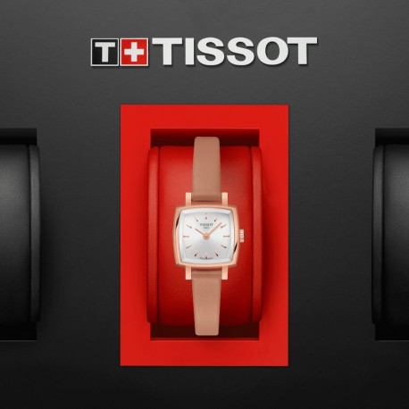TISSOT T-Trend Lovely Square Rose Gold Set T0581093603101 