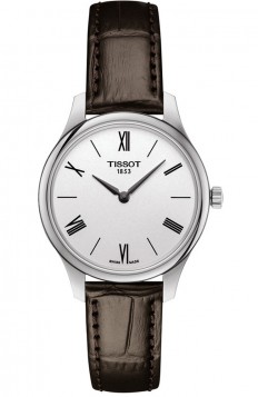 TISSOT Tradition Lady Brown Leather Strap T0632091603800