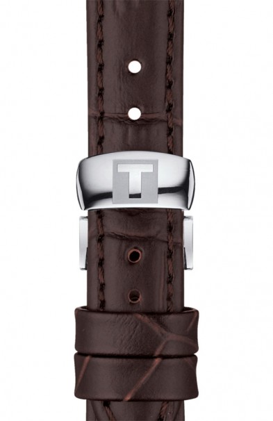 TISSOT Tradition Lady Brown Leather Strap T0632091603800 