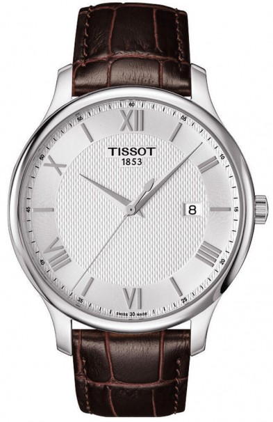 TISSOT Tradition Brown Leather Strap T0636101603800 