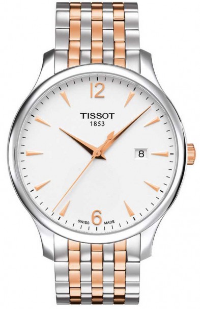 TISSOT T-Classic Tradition Two Tone Stainless Steel Bracelet T0636102203701