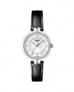 TISSOT FLAMINGO Black Leather Strap T0942101611100