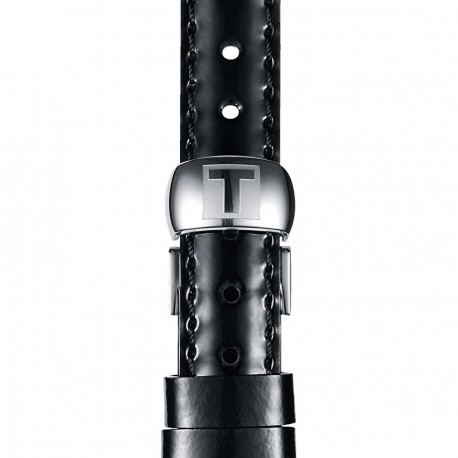 TISSOT FLAMINGO Black Leather Strap T0942101611100 
