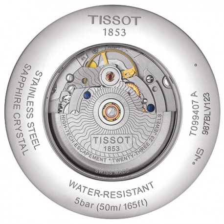 TISSOT T-Classic Chemin Des Tourelles Automatic Stainless Steel Bracelet T0994071104800 