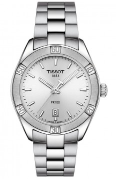 TISSOT PR100 Lady Silver Stainless Steel Bracelet T1019101103100