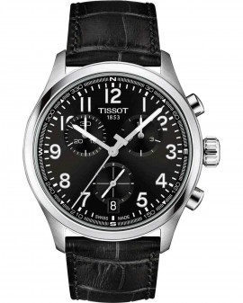 TISSOT T-Sport Chrono L Black Leather Strap T1164171605200