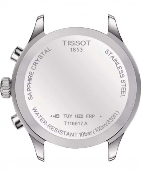 TISSOT T-Sport Chrono XL Chronograph Brown Leather Strap T1166171609200 