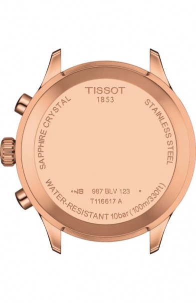 TISSOT T-Sport Chrono XL Blue Leather Chronograph T1166173604200 