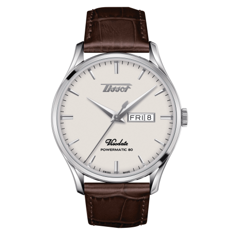 TISSOT Heritage Visodate Automatic Brown Leather Strap T1184301627100 