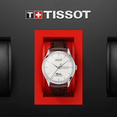 TISSOT Heritage Visodate Automatic Brown Leather Strap T1184301627100 