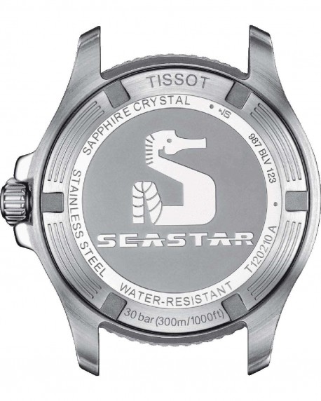 TISSOT T-Sport Seastar 1000 Silver Stainless Steel Bracelet T1202101105100 