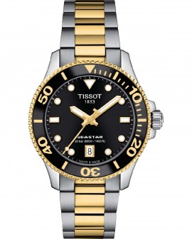 TISSOT T-Sport Seastar 1000 Two Tone Stainless Steel Bracelet T1202102205100