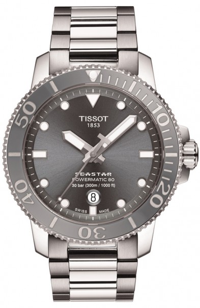 TISSOT Seastar 1000 Powermatic 80 Stainless Steel T1204071108101 