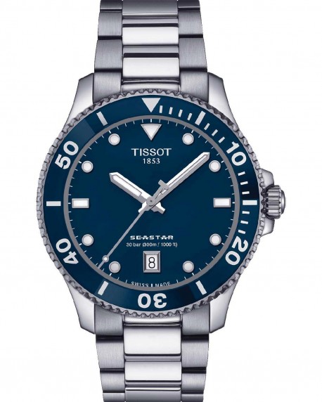 TISSOT T-Sport Seastar 1000 Stainless Steel Bracelet T1204101104100 