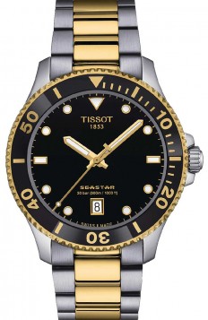 TISSOT Seastar 1000 Two Tone Stainless Steel Bracelet T1204102205100
