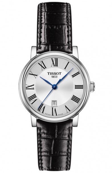 TISSOT T-Classic Carson Black Leather Strap T1222101603300 