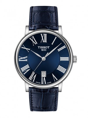 TISSOT Carson Blue Leather Strap T1224101604300