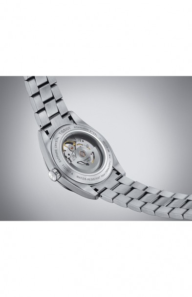 TISSOT Gentleman Powermatic 80 Open Heart Stainless Steel Bracelet T1274071104101 