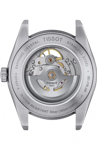 TISSOT Gentleman Powermatic 80 Open Heart Stainless Steel Bracelet T1274071104101 