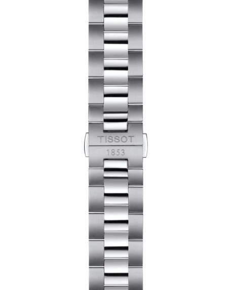 TISSOT T-Classic Gentleman Silver Stainless Steel Bracelet T1274101105100 