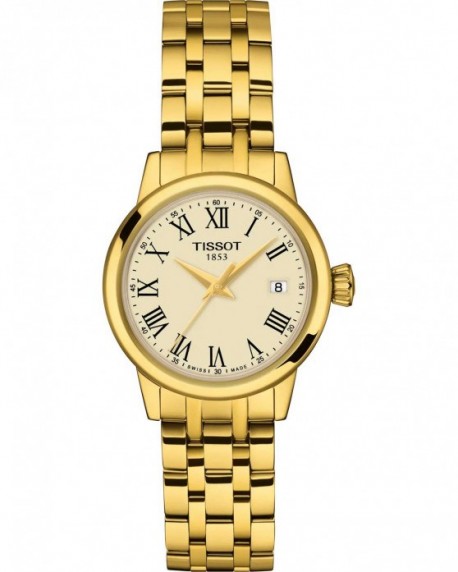 TISSOT T-Classic Classic Dream Gold Stainless Steel Bracelet T1292103326300 