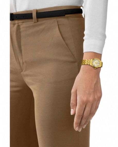 TISSOT T-Classic Classic Dream Gold Stainless Steel Bracelet T1292103326300 