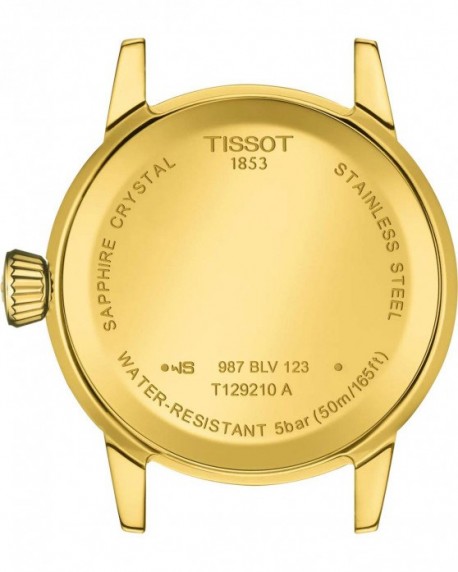 TISSOT T-Classic Classic Dream Gold Stainless Steel Bracelet T1292103326300 