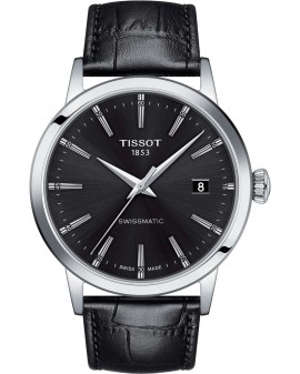 TISSOT T-Classic Classic Dream Automatic Black Leather Strap T1294071605100