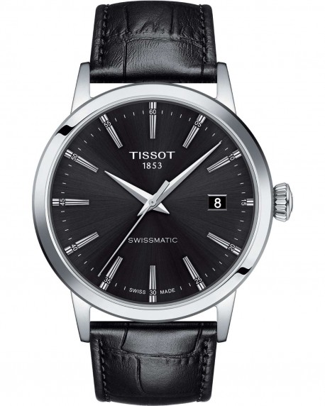 TISSOT T-Classic Classic Dream Automatic Black Leather Strap T1294071605100 