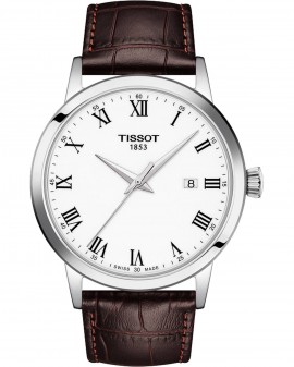 TISSOT Classic Dream Brown Leather Strap T1294101601300