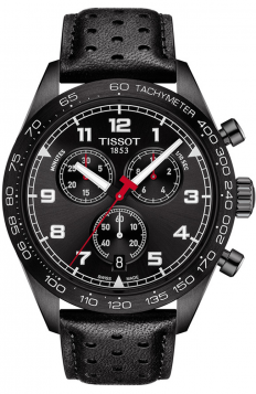 TISSOT PRS 516 Black Leather Chronograph T1316173605200