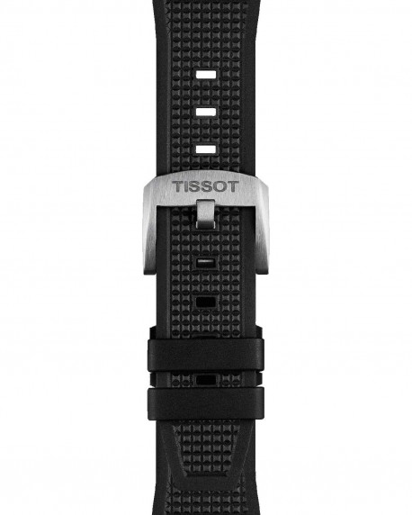 TISSOT T-Classic PRX 40 205 Black Rubber Strap T1374101704100 