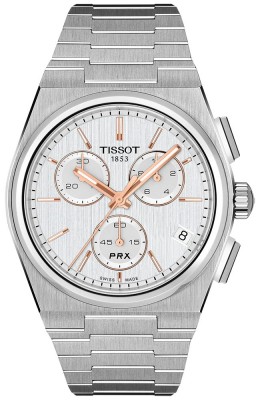 TISSOT PRX Chronograph Stainless Steel Bracelet T1374171103100