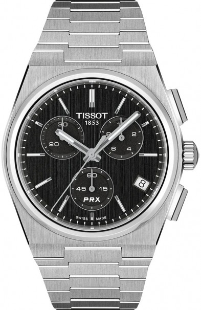 TISSOT PRX Chronograph Stainless Steel Bracelet T1374171105100 