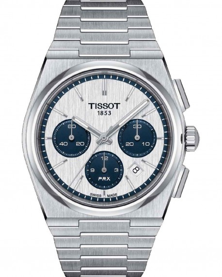 TISSOT T-Classic PRX Automatic Chronograph Stainless Steel Bracelet T1374271101101 