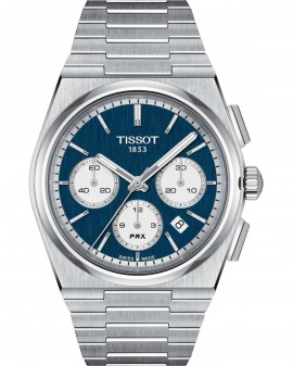 TISSOT T-Classic PRX Automatic Chronograph Stainless Steel Bracelet T1374271104100