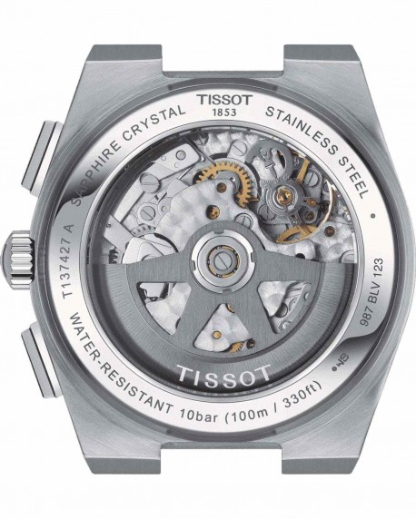 TISSOT T-Classic PRX Automatic Chronograph Stainless Steel Bracelet T1374271104100 