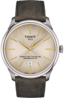 TISSOT Chemin Des Tourelles Powermatic 80 Brown-Green Leather Strap T1394071626100