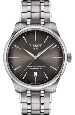 TISSOT Chemin Des Tourelles Powermatic 80 Silver Stainless Steel Bracelet T1398071106100